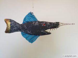 Fish made from junk