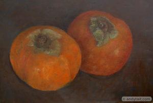 Pair of persimmons